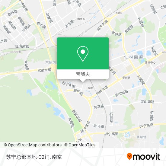 苏宁总部基地-C2门地图