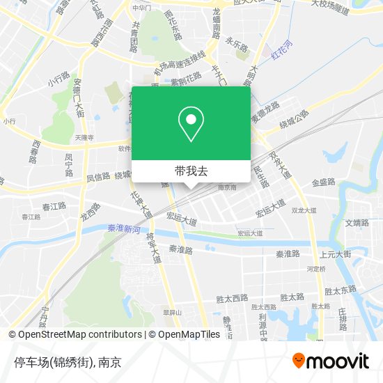 停车场(锦绣街)地图