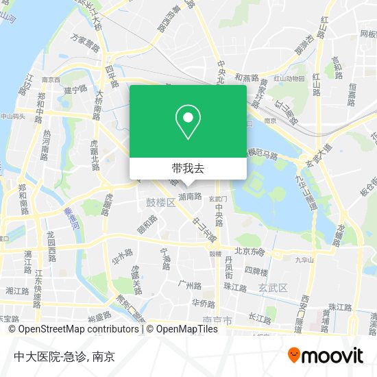 中大医院-急诊地图