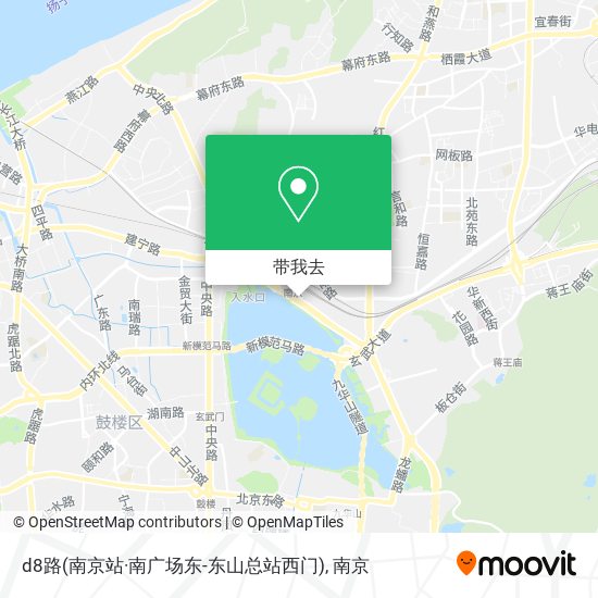 d8路(南京站·南广场东-东山总站西门)地图