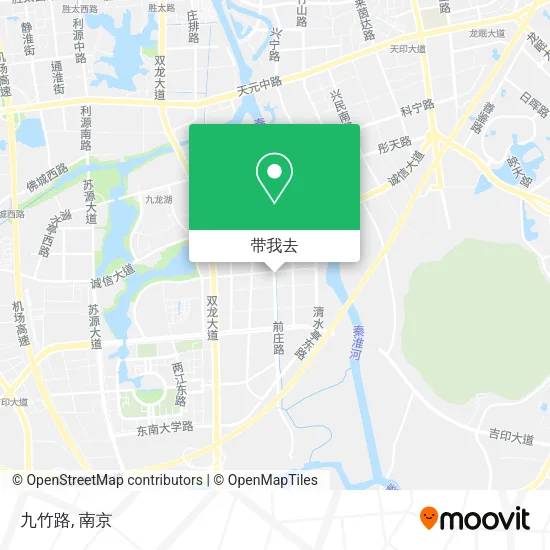 九竹路地图