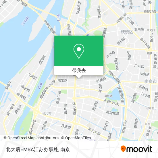 北大后EMBA江苏办事处地图