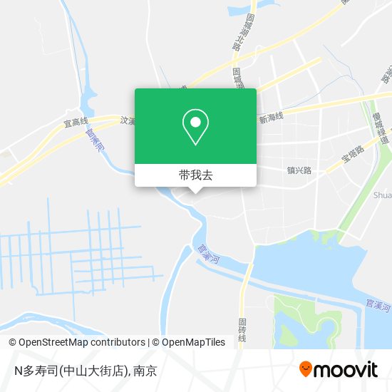N多寿司(中山大街店)地图