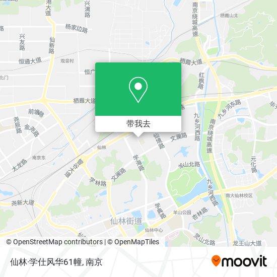 仙林·学仕风华61幢地图