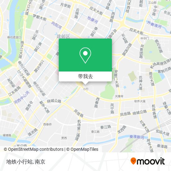 地铁小行站地图