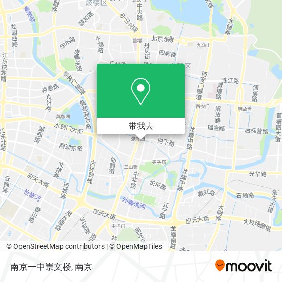 南京一中崇文楼地图