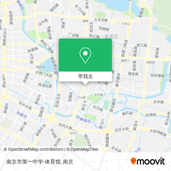 南京市第一中学-体育馆地图