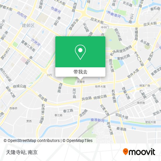 天隆寺站地图
