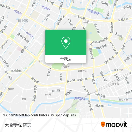 天隆寺站地图