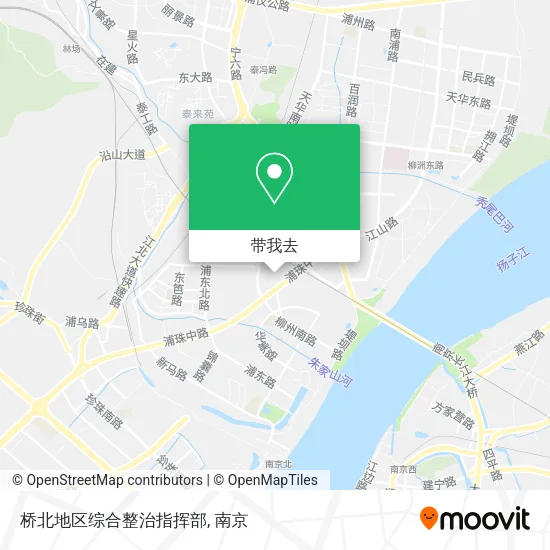 桥北地区综合整治指挥部地图