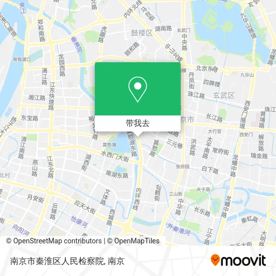 南京市秦淮区人民检察院地图