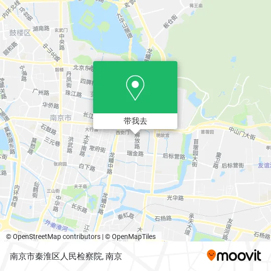 南京市秦淮区人民检察院地图