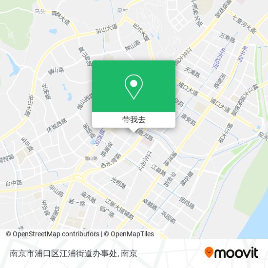 南京市浦口区江浦街道办事处地图