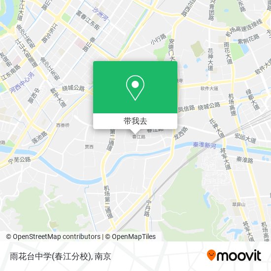 雨花台中学(春江分校)地图