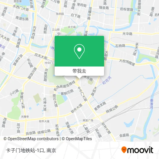 卡子门地铁站-1口地图