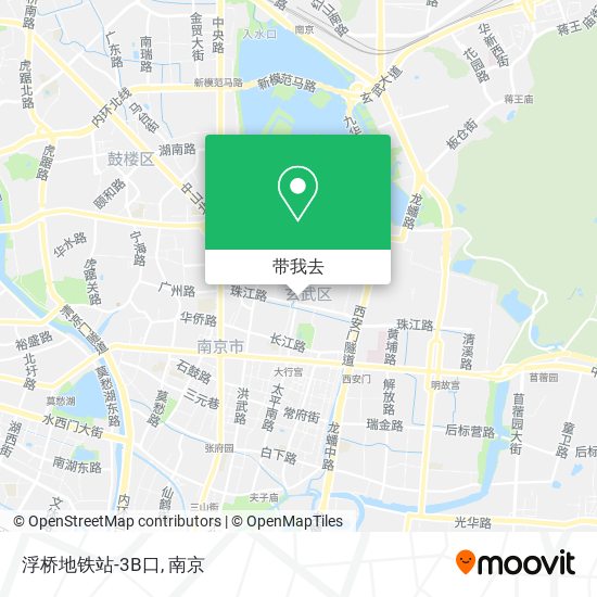 浮桥地铁站-3B口地图