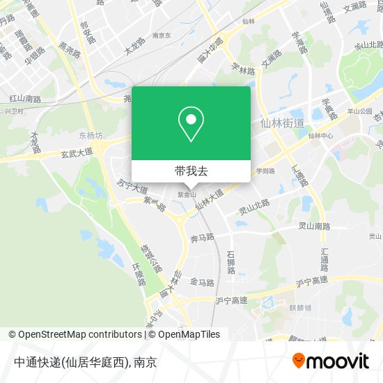 中通快递(仙居华庭西)地图