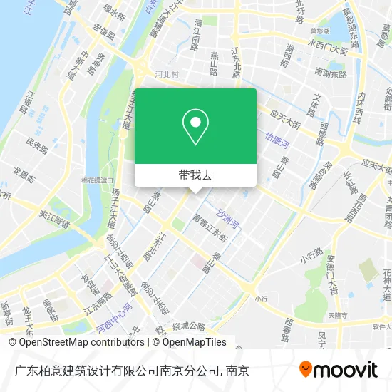 广东柏意建筑设计有限公司南京分公司地图