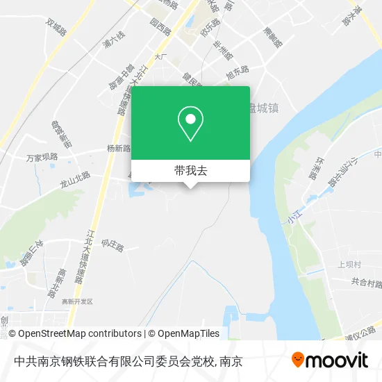 中共南京钢铁联合有限公司委员会党校地图