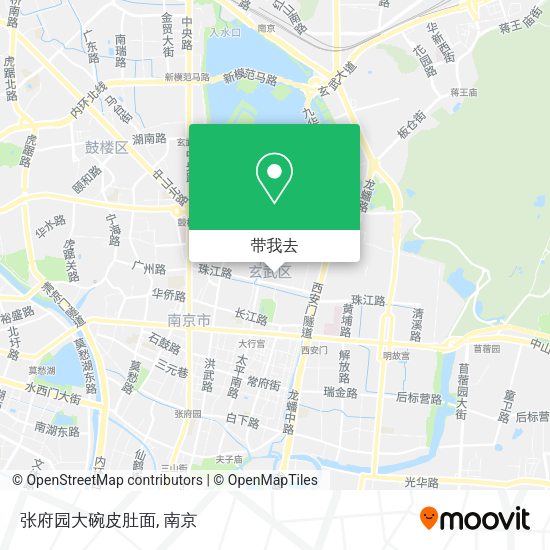 张府园大碗皮肚面地图