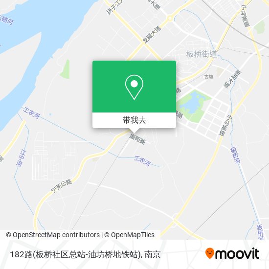182路(板桥社区总站-油坊桥地铁站)地图