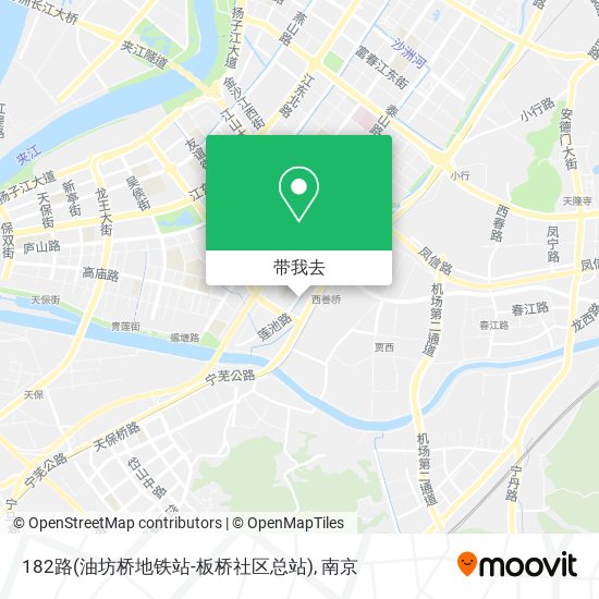 182路(油坊桥地铁站-板桥社区总站)地图