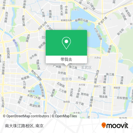 南大珠江路校区地图