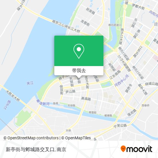 新亭街与邺城路交叉口地图