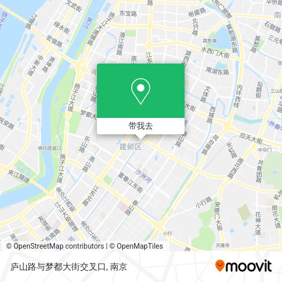 庐山路与梦都大街交叉口地图