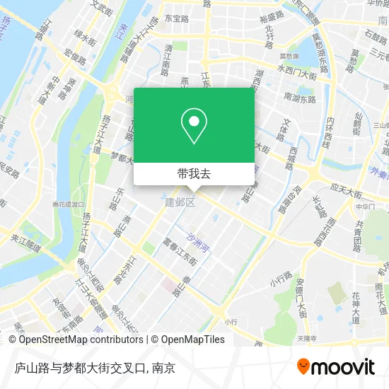 庐山路与梦都大街交叉口地图