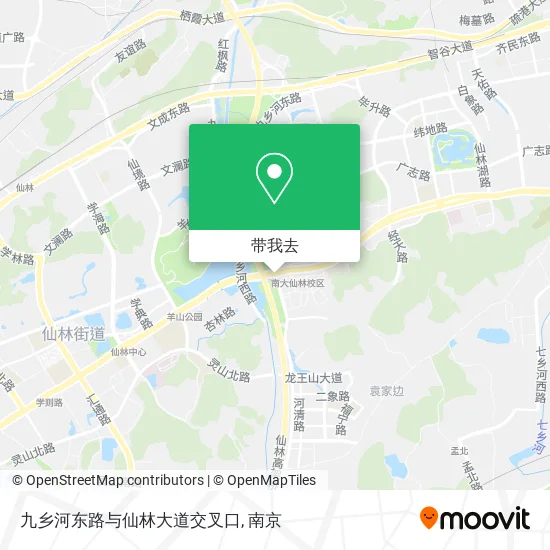 九乡河东路与仙林大道交叉口地图