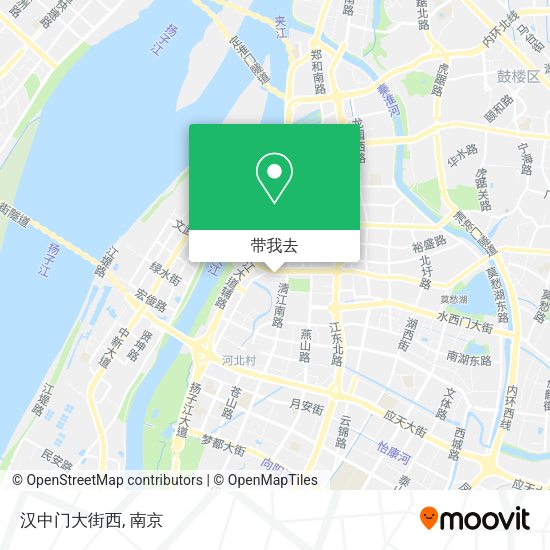 汉中门大街西地图