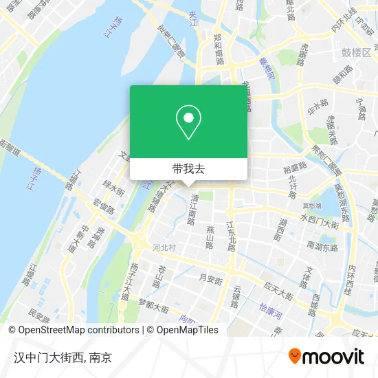 汉中门大街西地图