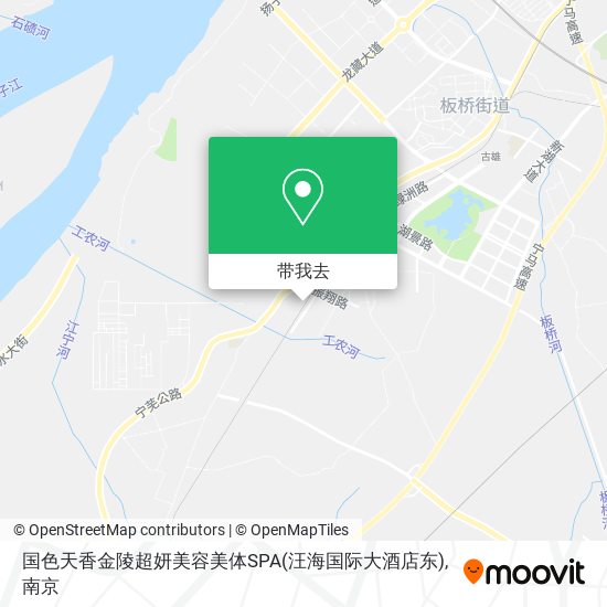 国色天香金陵超妍美容美体SPA(汪海国际大酒店东)地图