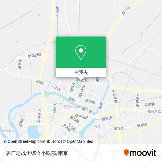 唐广老战士综合小吃部地图