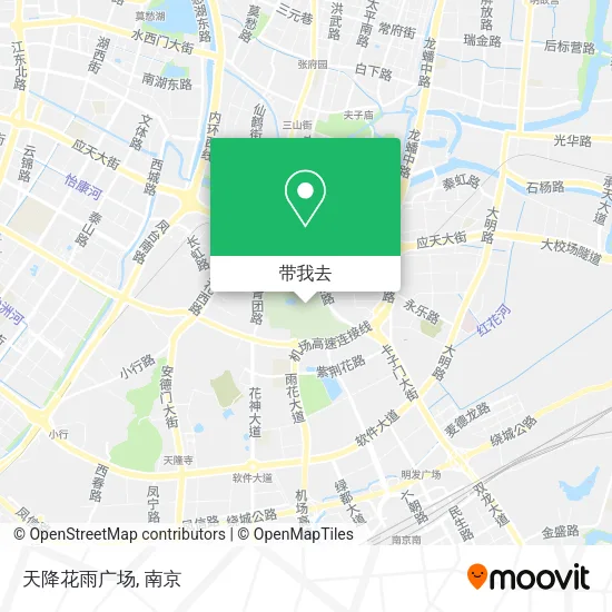 天降花雨广场地图