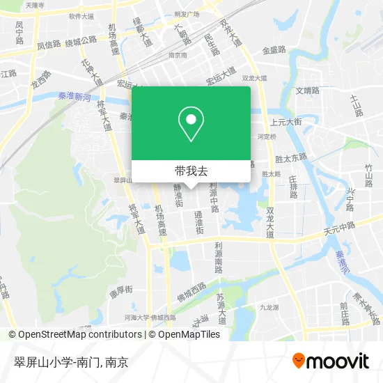翠屏山小学-南门地图
