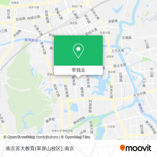 南京苏大教育(翠屏山校区)地图