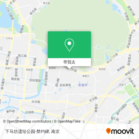 下马坊遗址公园-禁约碑地图