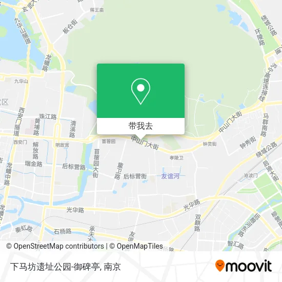 下马坊遗址公园-御碑亭地图