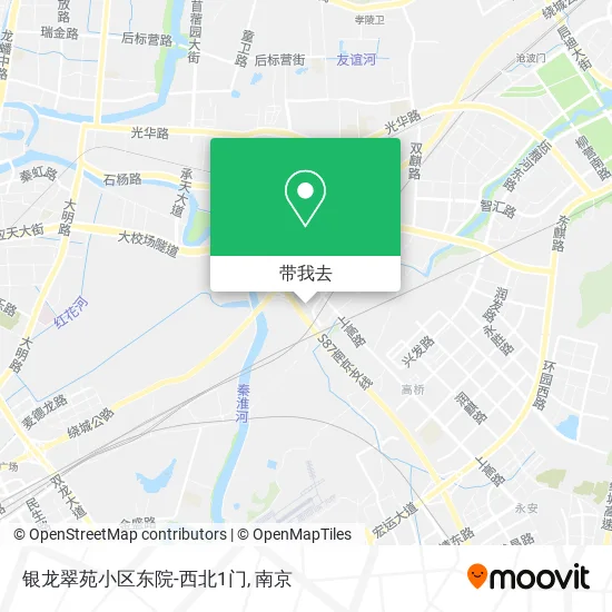银龙翠苑小区东院-西北1门地图