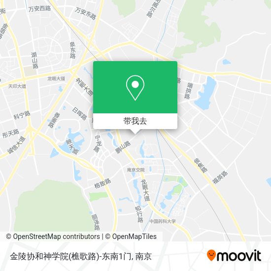 金陵协和神学院(樵歌路)-东南1门地图