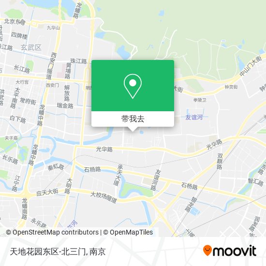 天地花园东区-北三门地图