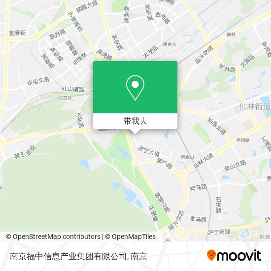 南京福中信息产业集团有限公司地图
