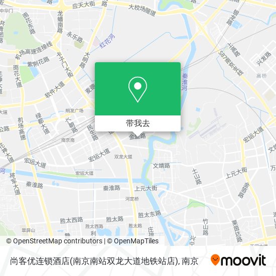 尚客优连锁酒店(南京南站双龙大道地铁站店)地图
