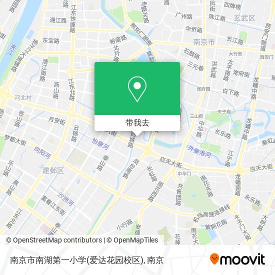 南京市南湖第一小学(爱达花园校区)地图