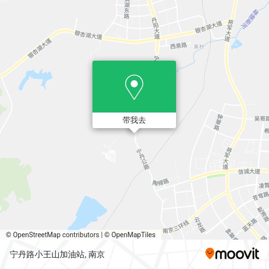 宁丹路小王山加油站地图