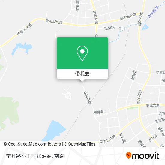 宁丹路小王山加油站地图
