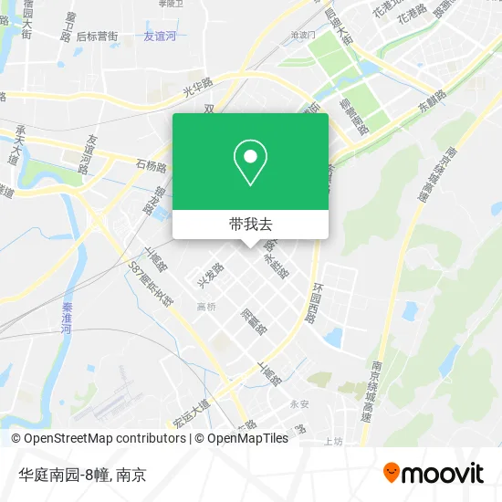 华庭南园-8幢地图