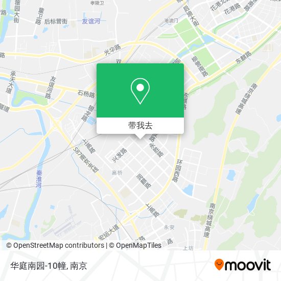 华庭南园-10幢地图